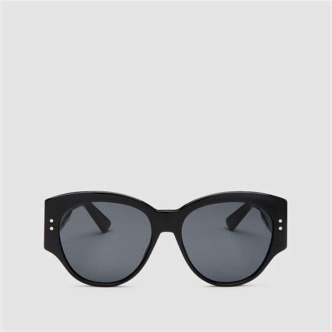 lady dior studs 2 sunglasses|Christian Dior Sunglasses Lady Dior Studs 2 8072k 55 Black Gray .